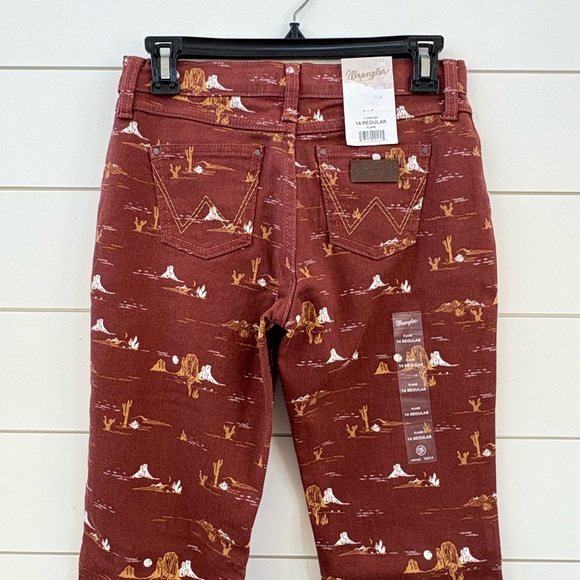 Wrangler Kids' Patterned Flare Jeans - Picture 5 of 11
